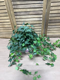 Artificial Ivy In Floral Asian Inspired Ceramic Pot