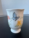 Lenox Butterfly Meadow Grandmother Footed Coffee Mug