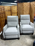 Haining High Point Furniture Co. Ltd. Pair of Gray Reclining Chairs ***HEAVY ITEM***READ DETAILS ON PICK UP POLICY***