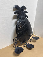 Metal Pineapple Wall Hanging Candle Holder