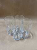Set Of 4 Luigi Bormioli Drinking Glasses — Made In Italy — Signed At Bottom // 2 Sets Available // *** PRICED INDIVIDUALLY ***
