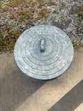 20 Gal Galvanized Metal Trash Can w/Lid