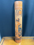 Geisha Bamboo Carved Wall Art