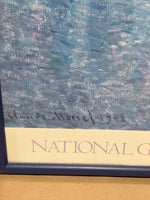 Claude Monet Poster of Palazzo da Mula from National Gallery of Art; signed
