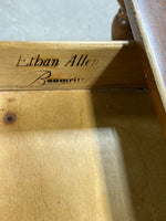 Ethan Allen Drop Side Coffee Table with Drawer