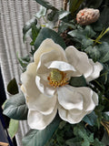 XL Faux Magnolia Wreath