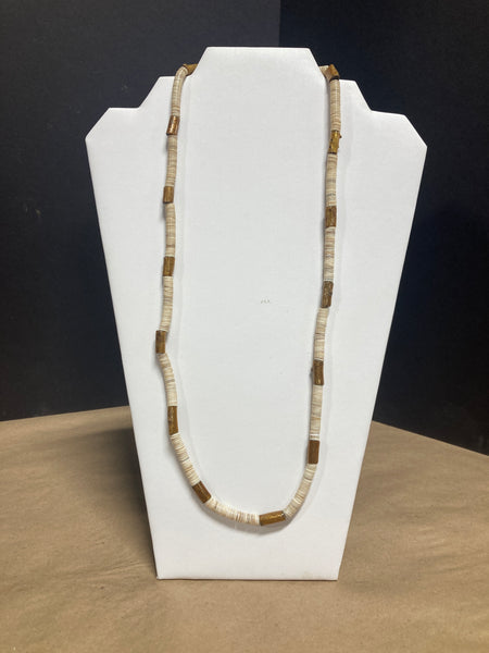 Puca Shell Necklace w/ Gold Accents