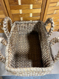 Double Handle Large Decorative Basket, (N)