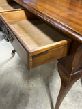 Queen Anne Style Writing Desk with Two Drawers