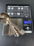 6-Piece Sterling Silver Vintage Souvenir Spoons