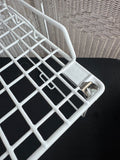 Trio of Vinyl Coated Metal Shelf Organizers