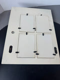 Creative Co-Op Shabby Chic Cream Door Wall Hanging with 4x6 Photo Panes