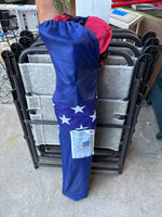 C- Oversized American Folding Arm Chair w/Carry Bag