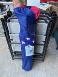 C- Oversized American Folding Arm Chair w/Carry Bag