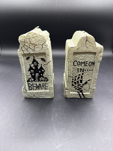 Pair Of Halloween Candles