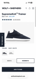 Wolf & Shepherd Supreme Knit Trainer Shoes WOMEN’S SIZE 6.5