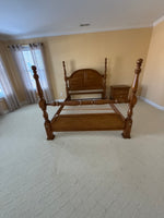 Sumter Cabinet Co. Four Poster Bed, Can be Full or Queen Size; Comes with Rails and Slats