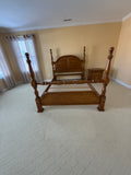 Sumter Cabinet Co. Four Poster Bed, Can be Full or Queen Size; Comes with Rails and Slats