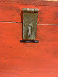 Red Painted Trunk