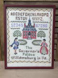 The Governors Palace Cross Stitch Sampler