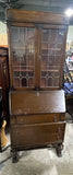 Antique Secretary with Glass Front Hutch***HEAVY ITEM***READ DETAILS ON PICK UP POLICY***