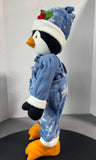 Winter Penguin Plush Standing Decor