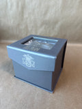 Crystal Oleg Cassini Candle Votive With Box (C)