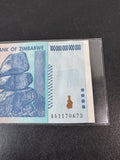 Reserve Bank of Zimbabwe One Hundred Trillion Dollars Bank Note