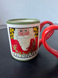 Pair of Nancy Thomas Celebrate Santa Coffee Mugs (B)