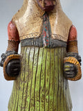 Gouro Vintage Wooden Zamble Mask Statue