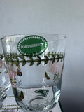 4-Piece Portmeirion Garden Botanic Lily Flowered Azalea Wine Glasses in Box (2 BOXES AVAILABLE—PRICED INDIVIDUALLY AT $65 EACH)