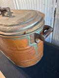 Antique Copper Lidded Wash Boiler