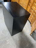 C- Black Metal 3 Drawer Cabinet, No key, 2 Available, PRICED INDIVIDUALLY, $45