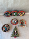 7 Piece Lot Of Vintage Hallmark Ornaments