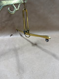 Colonial Williamsburg Brass Wall Hanging Scales Of Justice AS IS