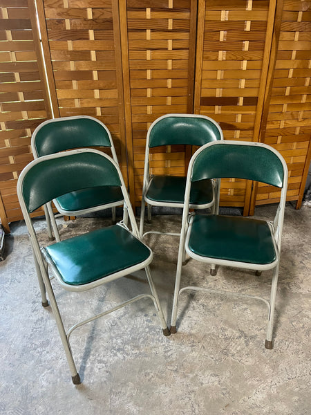 Samsons Chairs, Set of 4 Folding Chairs