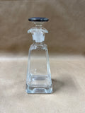 Oil And Vinegar Clear Glass Jar With Sterling Silver Top
