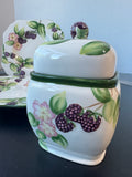 8-Piece Harry and David Blackberries China Set