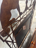 La Barge Tole Griffon Mirror