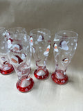 Santa Claus “Believe” Pilsner Glasses - Set Of 5