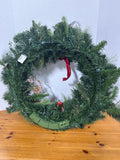 Christmas Multi Color Light Up Wreath WORKS