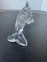 Waterford Crystal Dolphin Paperweight in Box