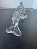 Waterford Crystal Dolphin Paperweight in Box