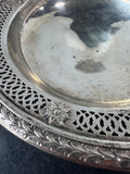 Unbranded Sterling Silver Reticulated Weighted Compote