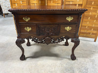 Antique Carved Low Boy