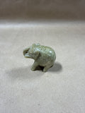Green Small Stone Elephant Incense Holder