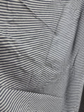 Striped Blue And White Oblong Table Cloth