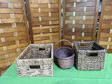Basket Lot, 3 Assorted Baskets