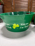St. Patrick’s Day Plastic Tub and Cauldron