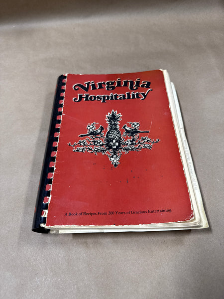 Virginia Hospitality Recipe Book